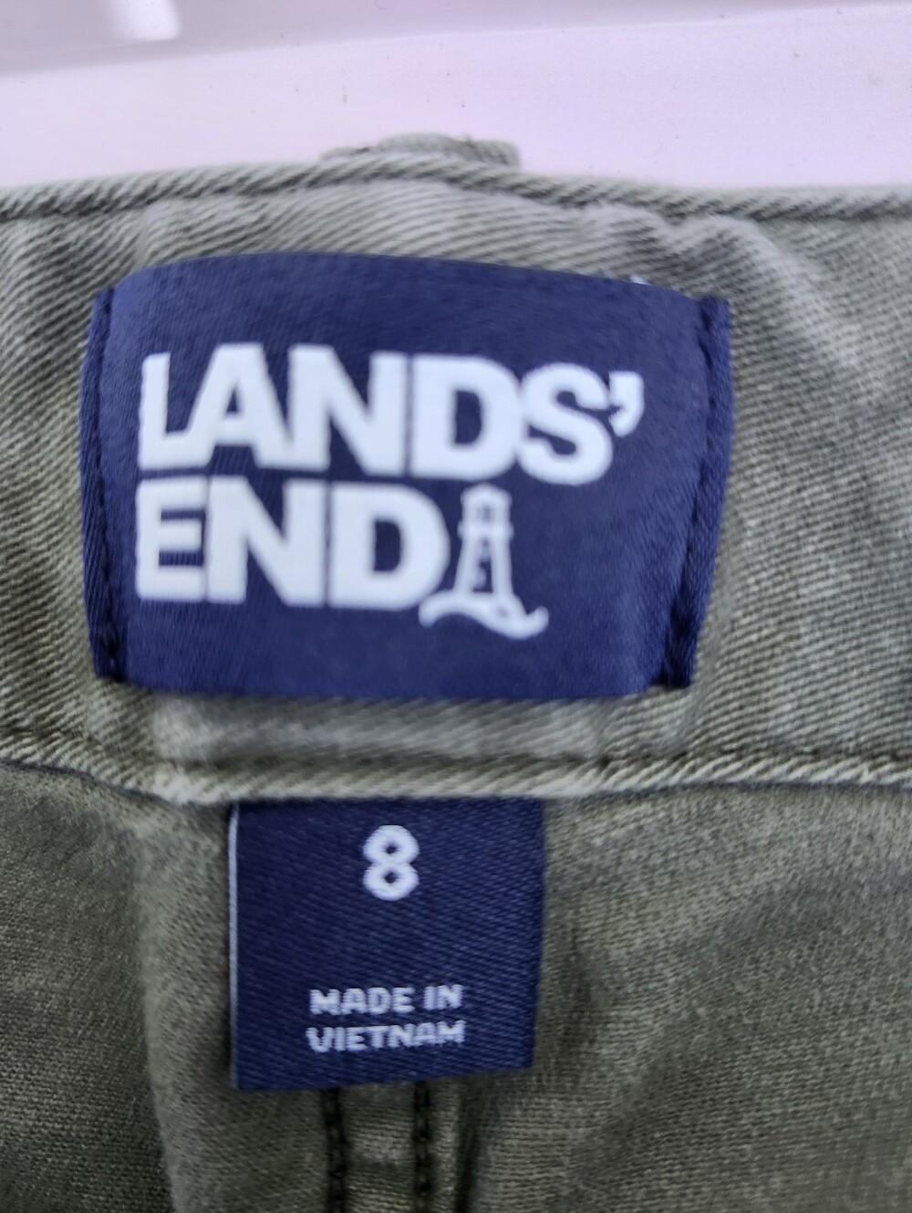 Lands' End Olive Green Women's Chinos